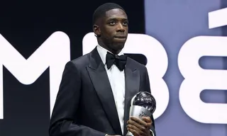 Imagem ilustrativa da imagem Dembelé ganha The Best e é eleito melhor do mundo pela FIFA