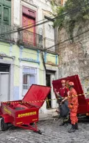 Imagem ilustrativa da imagem Desabamento deixa mais de 10 feridos no Rio