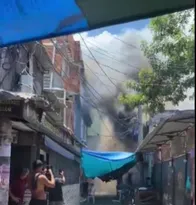 Imagem ilustrativa da imagem Incêndio atinge quadra de escola de samba no Rio