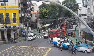 Imagem ilustrativa da imagem Incêndio atinge restaurante árabe na Zona Norte do Rio