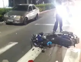Imagem ilustrativa da imagem Motociclista ferido na Alameda São Boaventura