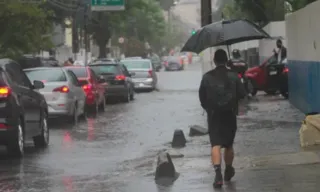 Imagem ilustrativa da imagem Niterói entra em atenção após alerta de chuva forte