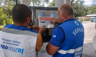 Imagem ilustrativa da imagem Posto é interditado no Rio por irregularidades