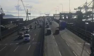 Imagem ilustrativa da imagem Trânsito pesado nos acessos à Ponte Rio-Niterói