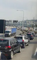 Imagem ilustrativa da imagem Vai pela Ponte? Travessia chega aos 40 minutos fora do horário de pico