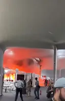 Imagem ilustrativa da imagem Vídeo: incêndio atinge pavilhão da COP 30, em Belém