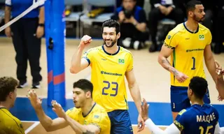 Imagem ilustrativa da imagem Vôlei: Brasil vence a Argentina e dispara na liderança