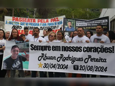 Policiais civis da 82ª DP (Maricá) buscam por imagens de câmeras de segurança e testemunhas