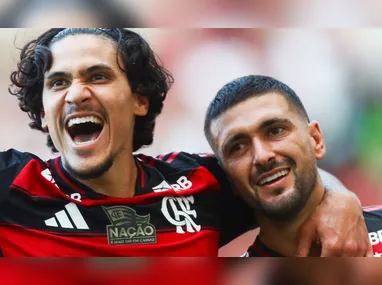 Arrascaeta marcou o primeiro gol do Flamengo na partida