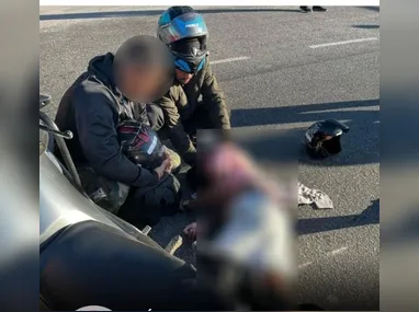 Segundo os bombeiros, a vítima já está sem vida quando os agentes da corporação chegaram ao local