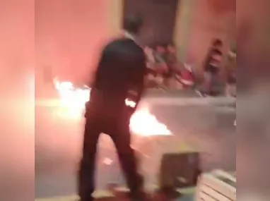 O acidente ocorreu no sentido Piratininga