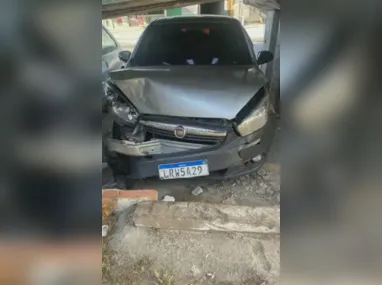 O agente foi socorrido por colegas de farda