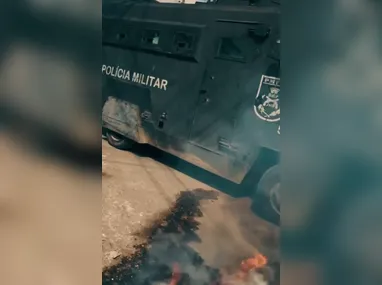 Homem foi socorrido e levado para o hospital; ele já recebeu alta