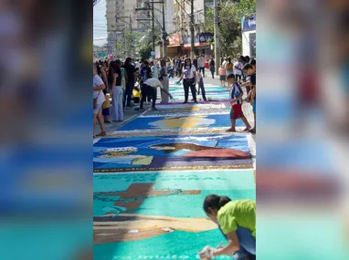 Imagem ilustrativa da imagem SG celebra 30 anos de fé no maior tapete de Corpus Christi