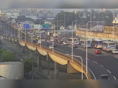 Imagem ilustrativa da imagem Trânsito complicado na Ponte Rio-Niterói