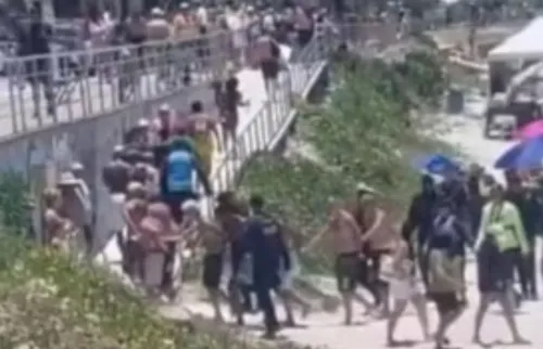 Mais de dez detidos com drogas em praia de Cabo Frio; vídeo