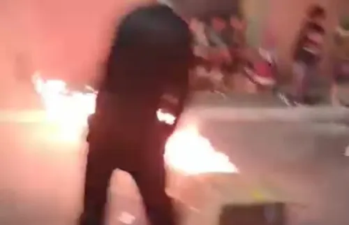 Manifestação fecha estrada em Niterói por falta d'água; vídeo