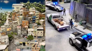 Imagem ilustrativa da imagem 'Cena de crime no Rio' é atração em museu de miniatura; veja vídeo
