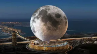 Imagem ilustrativa da imagem Edifício de US$ 5 bilhões inspirado na lua poderá ganhar cassino