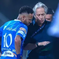 Imagem ilustrativa da imagem Neymar teria pedido a demissão de Jorge Jesus do Al-Hilal