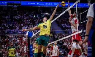 Imagem ilustrativa da imagem Seleção brasileira de vôlei perde e se despede da Liga das Nações