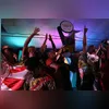 Integrantes da Folia do Viradouro festejaram a conquista do 1º lugar no pódio