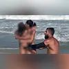 Imagem ilustrativa da imagem Policial de folga salva crianças de afogamento em praia