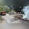 A ajuda que envolveu agentes da PRF aconteceu na Ponte Rio-Niterói, nesta segunda-feira (13)