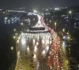 Acidente interdita uma pista na Ponte Rio-Niterói
