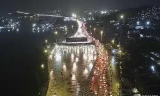 Imagem ilustrativa da imagem Acidente interdita uma pista na Ponte Rio-Niterói