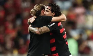Imagem ilustrativa da imagem Pedro após goleada do Flamengo: 'Alegria enorme'