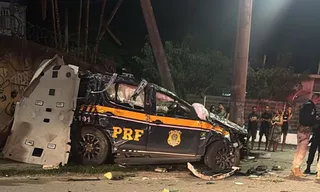 Imagem ilustrativa da imagem Identificados policiais mortos em acidente na Av. Brasil