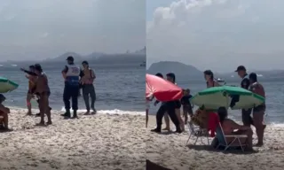 Imagem ilustrativa da imagem Vídeo: mulher anda nua em praia cheia no Rio, e polícia age