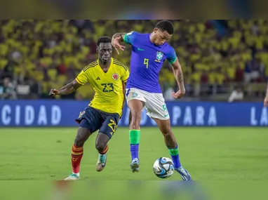 Com o resultado contra a Colômbia, o Brasil passou para a segunda colocação na classificação