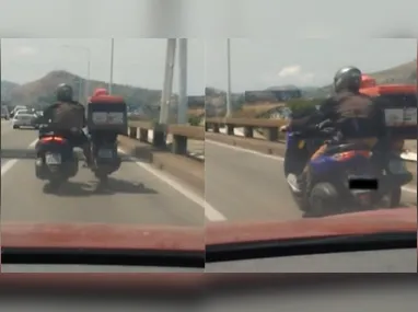 Imagem ilustrativa da imagem Ajuda perigosa em plena Ponte Rio-Niterói; veja o vídeo