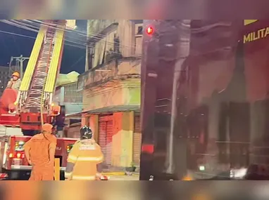 Imagem ilustrativa da imagem Incêndio atinge prédio no Centro de Niterói