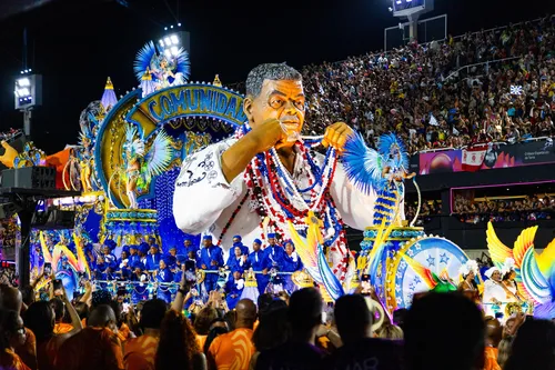 Escola levou a história do carnavalesco Laíla para a Sapucaí