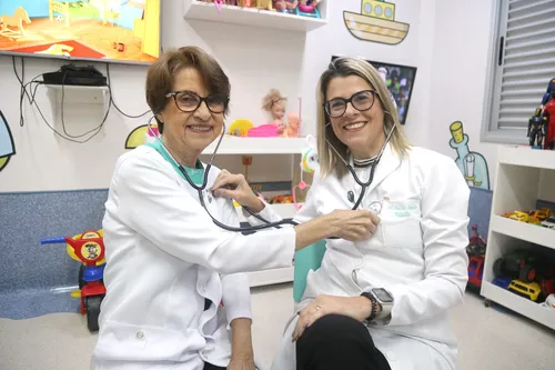 Desde pequena Melissa acompanhava a mãe no hospital