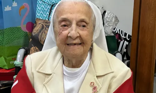 Freira Inah Canabarro Lucas tinha 115 anos e 252 dias