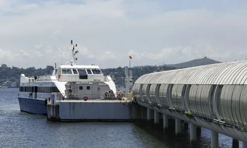 Estação das barcas de Charitas, em Niterói