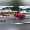 Imagem ilustrativa da imagem Após acidente de moto, menor é levado de helicóptero para SG