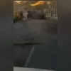 Parte do carro que capotou na BR-101, na saída para o bairro Gradim