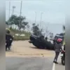 Policial foi levado para o Hospital Estadual Alberto Torres
