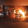Poste corre risco de cair na Alameda São Boaventura, em Niterói