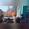 Imagem ilustrativa da imagem Incêndio atinge Ceasa e mobiliza bombeiros no Rio; vídeo