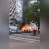 Imagem ilustrativa da imagem Incêndio em imóvel comercial fecha importante via em Copacabana