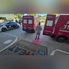 A vítima foi socorrida pelos bombeiros