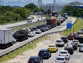 Acidente provoca megaengarrafamento na BR-101