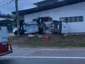 Gestante faz parto de emergência em grave acidente em Rio Bonito