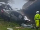 Motorista morre após carro capotar e cair de viaduto em São Gonçalo